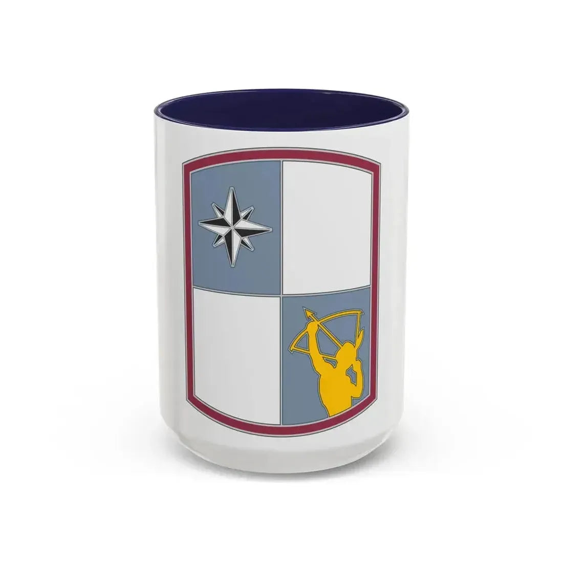 287 Sustainment Brigade (U.S. Army) Accent Coffee Mug 15oz Navy - Go Mug Yourself