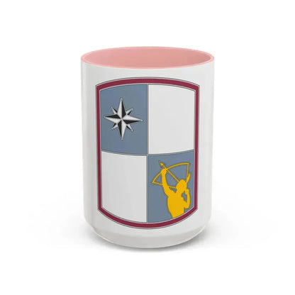 287 Sustainment Brigade (U.S. Army) Accent Coffee Mug 15oz Pink - Go Mug Yourself