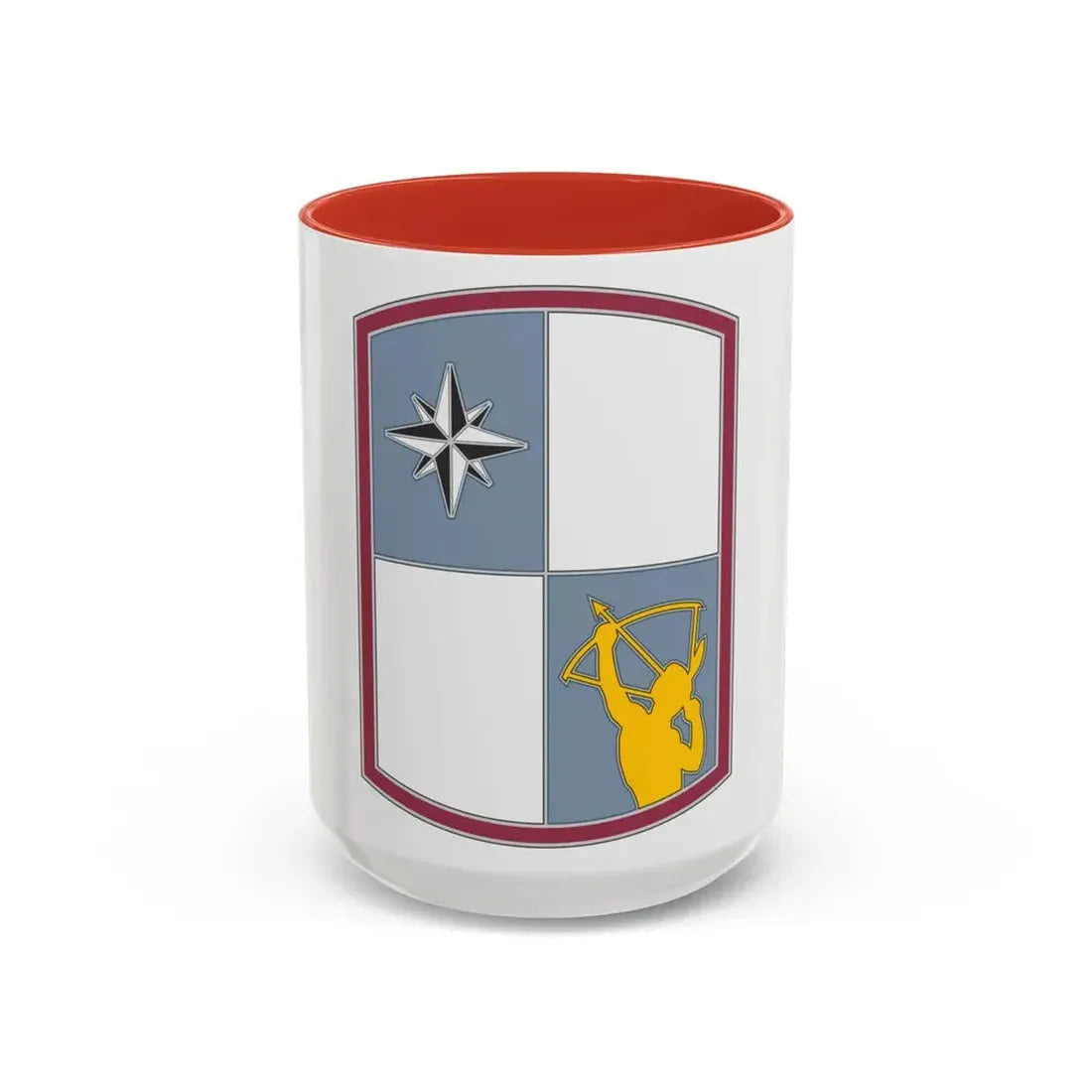 287 Sustainment Brigade (U.S. Army) Accent Coffee Mug 15oz Red - Go Mug Yourself