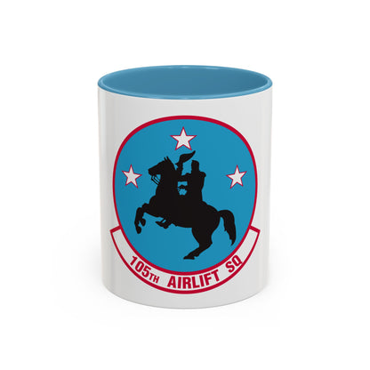 105th Airlift Squadron (U.S. Air Force) Accent Coffee Mug