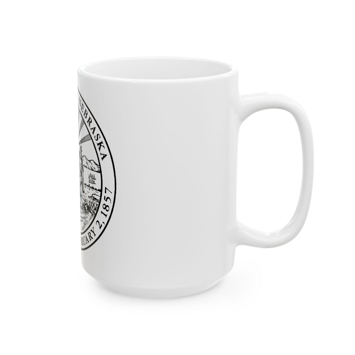 Seal of Omaha Nebraska - White Coffee Mug