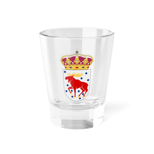 HMS Gästrikland vapen (Sweden) (Coat of Arms) Shot Glass 1.5oz