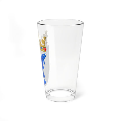 Uusikaupunki.vaakuna (Finland) (Coat of Arms) Pint Glass 16oz