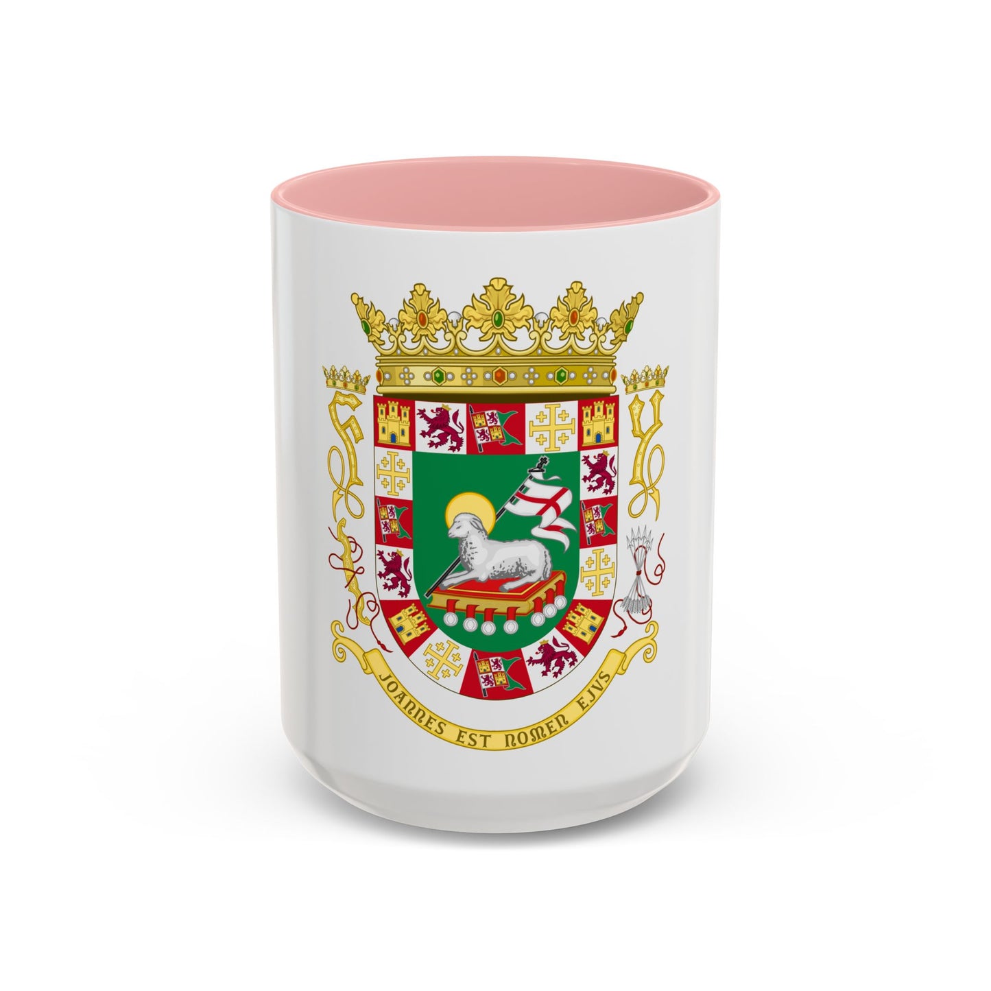 Coat of arms of the Commonwealth of Puerto Rico - Accent Coffee Mug