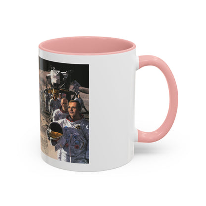 Space - Teammates in Mankind's Greatest Adventure (1973) (Map) Accent Coffee Mug