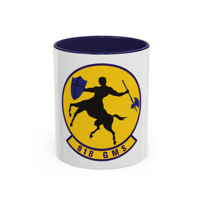 818th Global Mobility Squadron (U.S. Air Force) Accent Coffee Mug