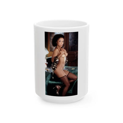 Ola Ray #03 (Vintage Female Icon) White Coffee Mug-15oz-Go Mug Yourself