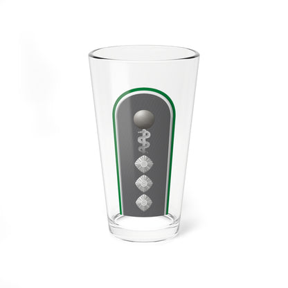 HD H 43b Stabsarzt Jg HM L (Military Rank) Pint Glass 16oz