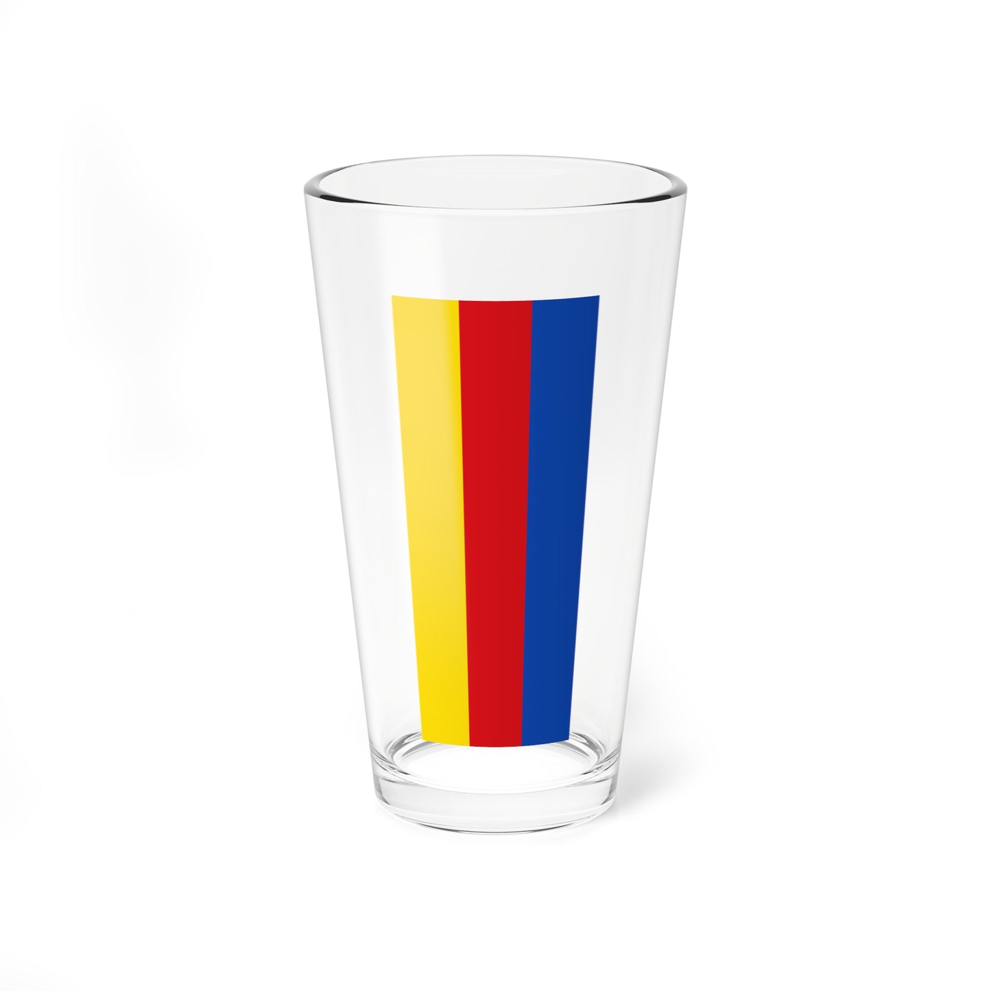 Flag yellow red blue 2x5 (Germany) Pint Glass 16oz