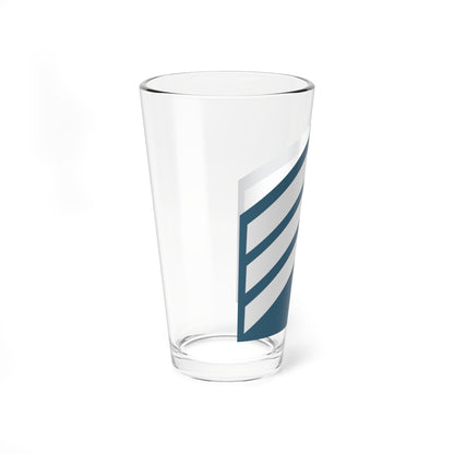 04.Syrian Air Force SFC (Syria) (Military Rank) Pint Glass 16oz