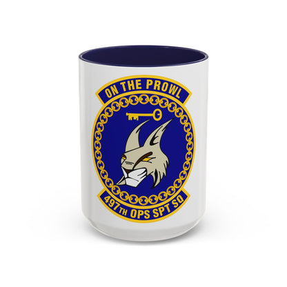 497 Operations Support Squadron ACC (U.S. Air Force) Accent Coffee Mug