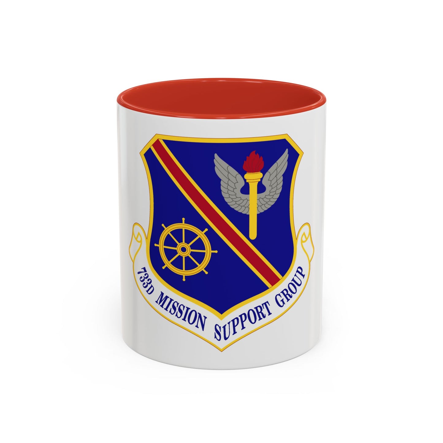 733d Mission Support Group (U.S. Air Force) Accent Coffee Mug