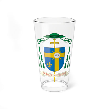 Escudo de Carlos Alberto dos Santos (Spain) (Coat of Arms) Pint Glass 16oz