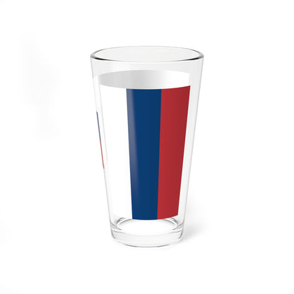 Flag of Russia hv (Russia) Pint Glass 16oz