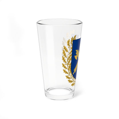 Polisstudenterna vapen (Sweden) (Coat of Arms) Pint Glass 16oz