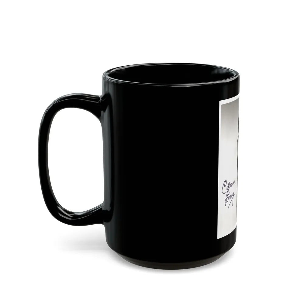 Coleen Gray #12 (Vintage Female Icon) Black Coffee Mug-Go Mug Yourself