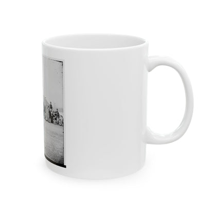 Aiken's Landing, Virginia (Vicinity). Battery Abbot, Fort Brady. (Battery Named For Col. Henry L. Abbot, 1st Conn. H. Artillery) (U.S. Civil War) White Coffee Mug