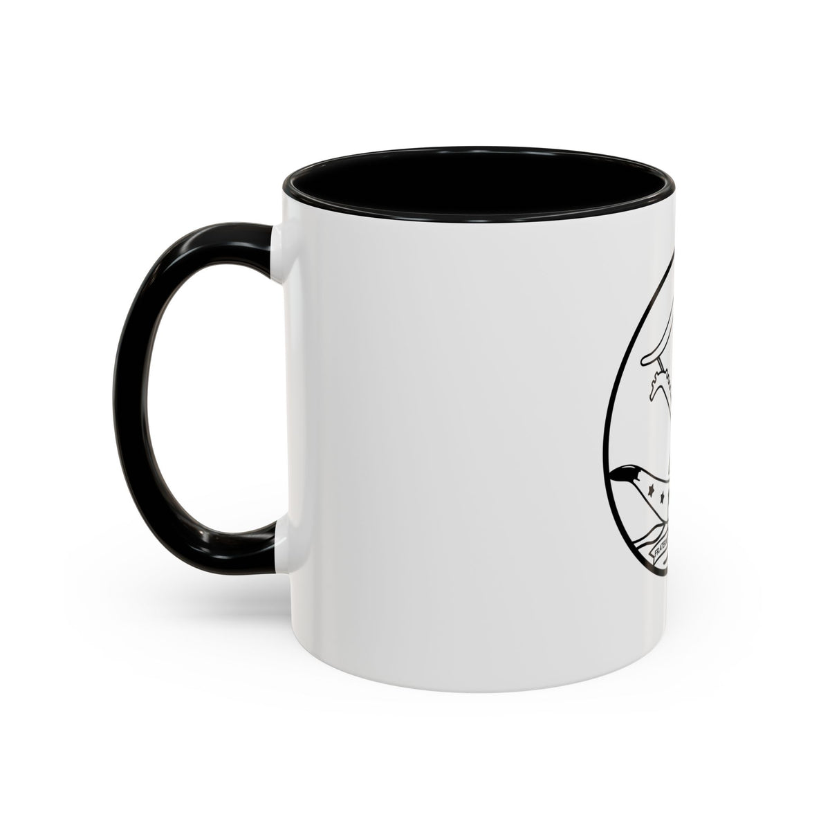 Seal of Dahomey - Accent Coffee Mug