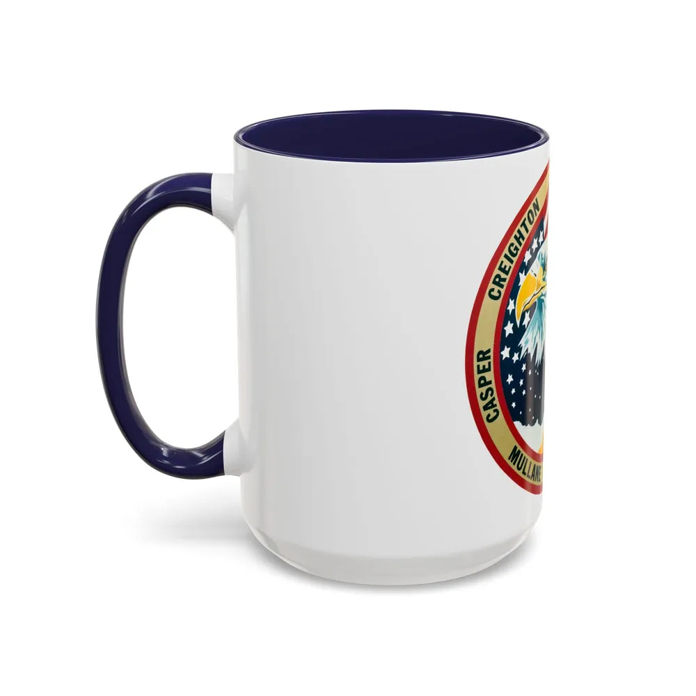 STS 36 (NASA) Accent Coffee Mug-Go Mug Yourself