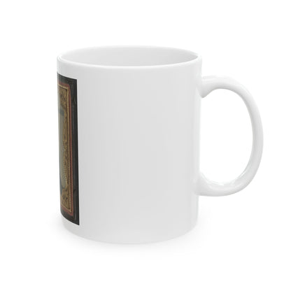 Unidentified Soldier In Union Hospital Steward Uniform (U.S. Civil War) White Coffee Mug