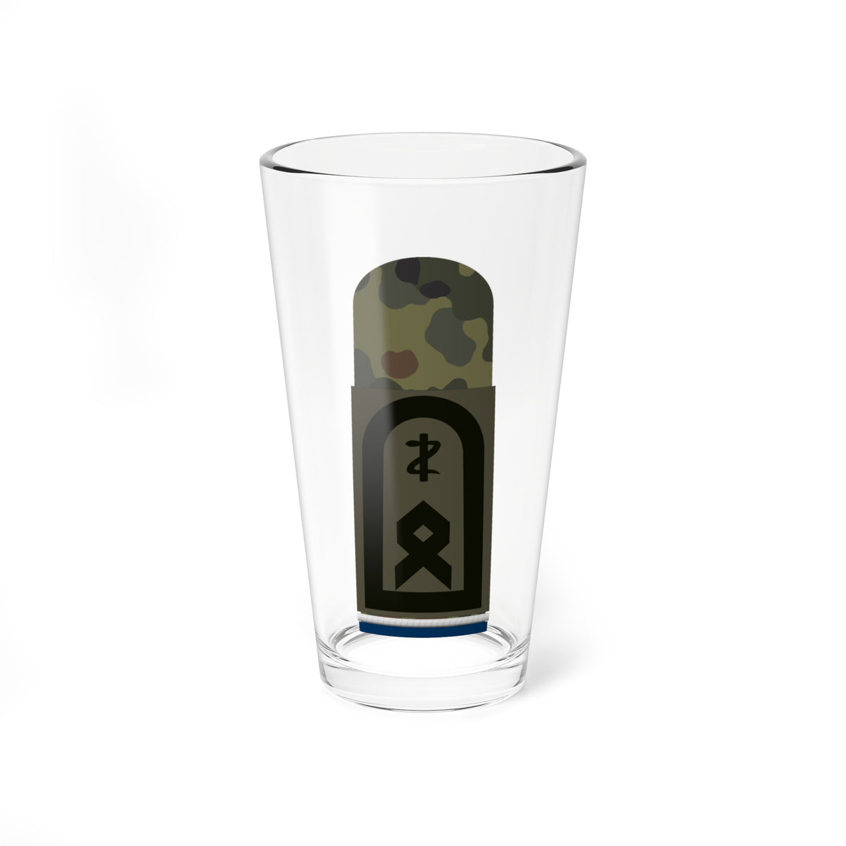 HA OS5 33a Oberfähnrich SanOA San ZMx L (Military Rank) Pint Glass 16oz