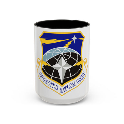 Protected SATCOM Group (U.S. Air Force) Accent Coffee Mug