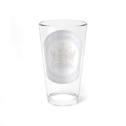Seal of the Office of the Prime Minister Trinidad and Tobago (Trinidad and Tobago) (Coat of Arms) Pint Glass 16oz