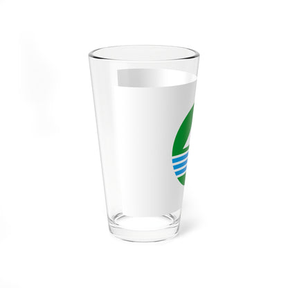 Flag of Chikusei Ibaraki (Japan) Pint Glass 16oz