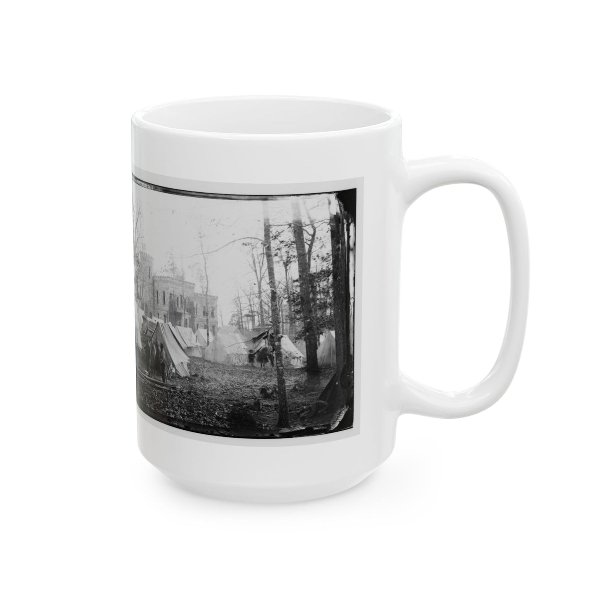 Auburn, Va., Vicinity.   Castle Murray  (Five Miles Southeast Of Warrenton), Headquarters Of Gen. Alfred Pleasonton (U.S. Civil War) White Coffee Mug