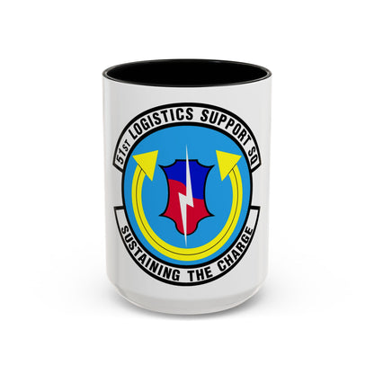 51st Logistics Support Squadron (U.S. Air Force) Accent Coffee Mug
