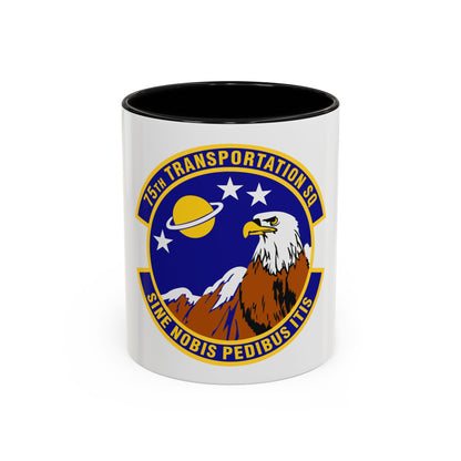 75th Transportation Squadron (U.S. Air Force) Accent Coffee Mug