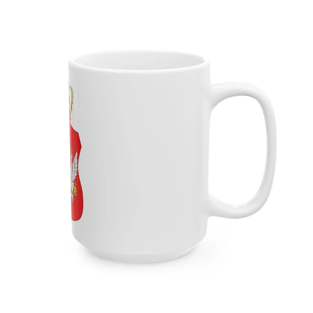 Coat of Arms of Duchy of Warsaw - White Coffee Mug-Go Mug Yourself