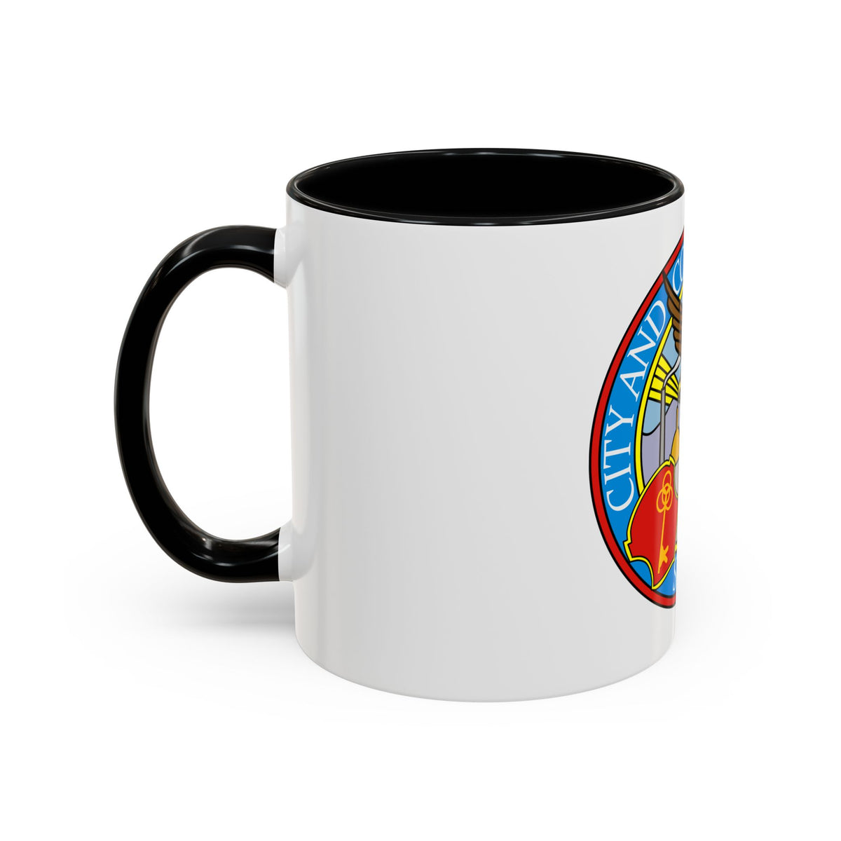 Seal of Denver - Accent Coffee Mug