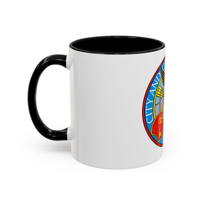 Seal of Denver - Accent Coffee Mug