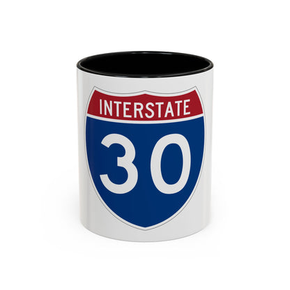 Interstate 30 (U.S. Highways) Accent Coffee Mug