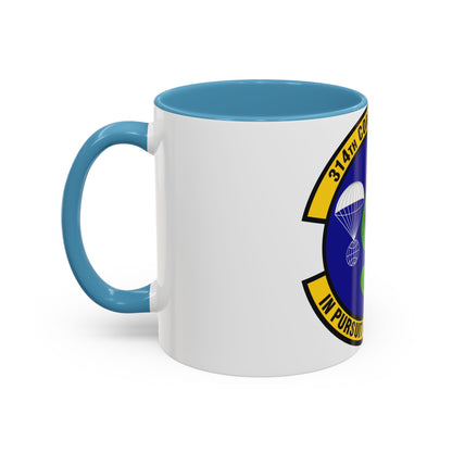 314th Comptroller Squadron (U.S. Air Force) Accent Coffee Mug