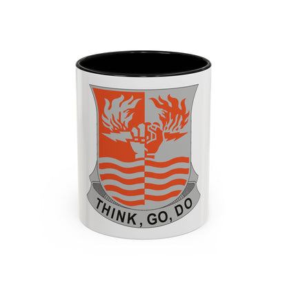 504 Signal Battalion (U.S. Army) Accent Coffee Mug