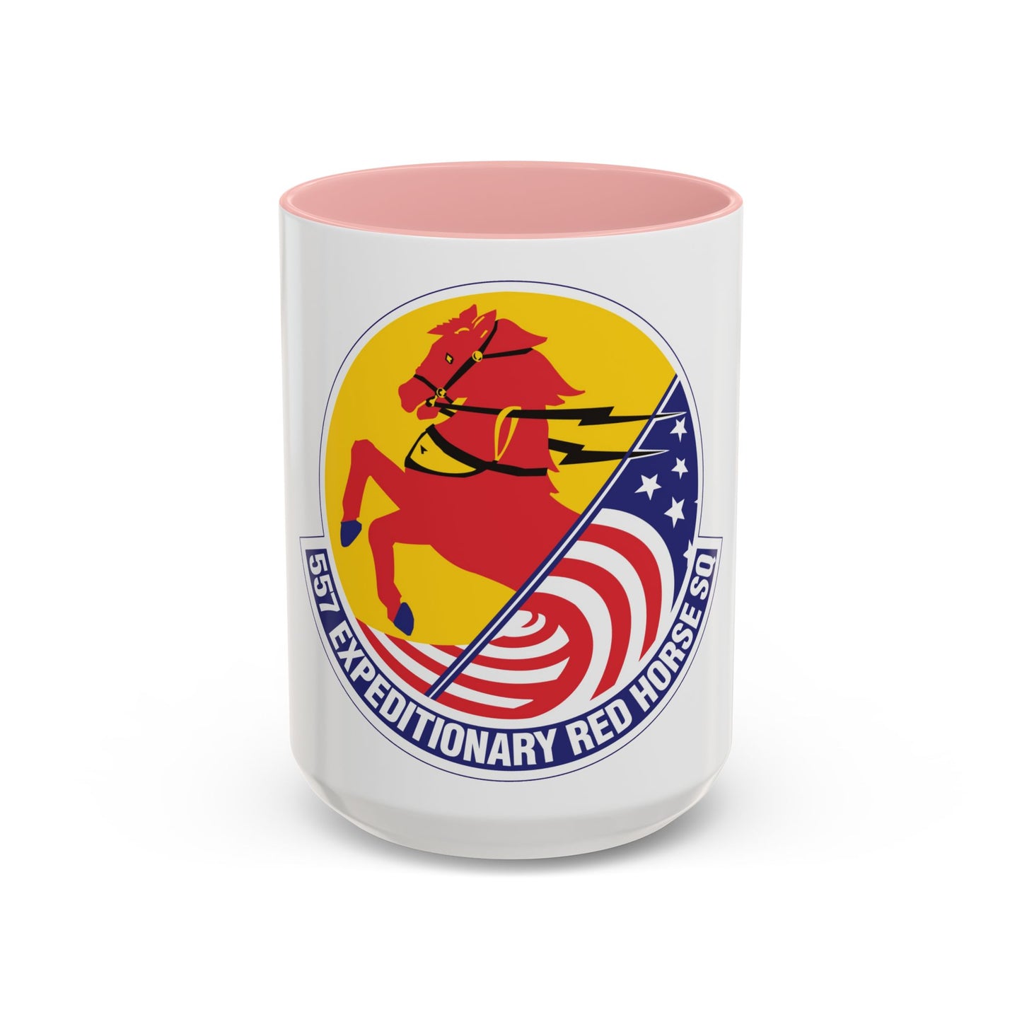 557th Expeditionary Red Horse Squadron (U.S. Air Force) Accent Coffee Mug