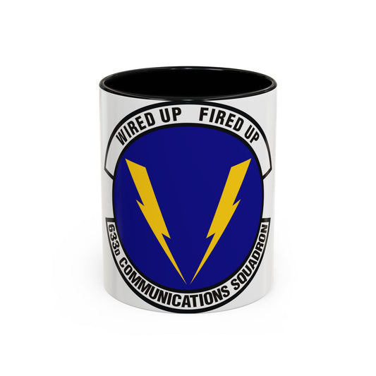 633d Communications Squadron (U.S. Air Force) Accent Coffee Mug