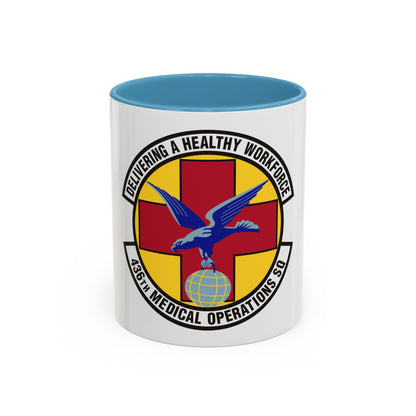 436th Medical Operations Squadron (U.S. Air Force) Accent Coffee Mug