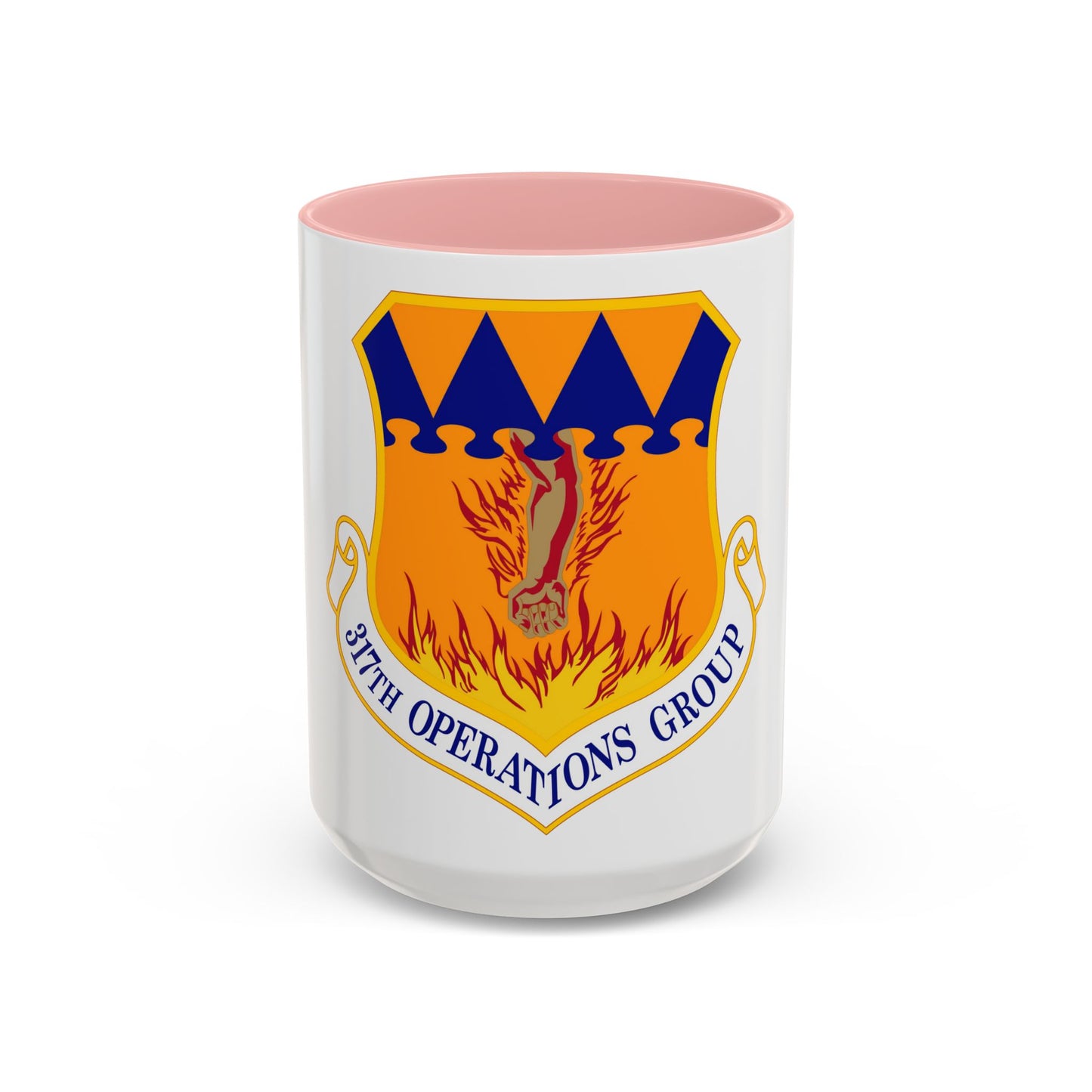 317 Operations Group AMC (U.S. Air Force) Accent Coffee Mug