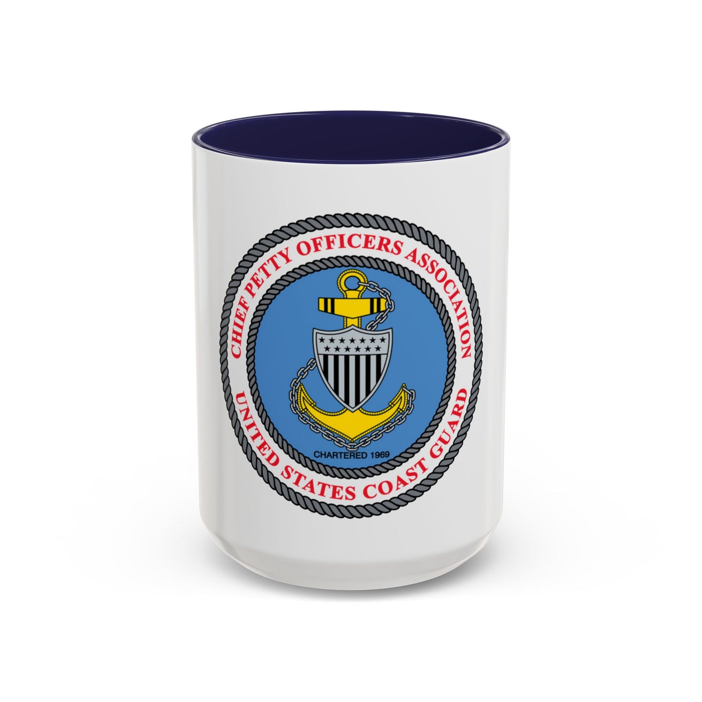 USCG CPOA (U.S. Coast Guard) Accent Coffee Mug