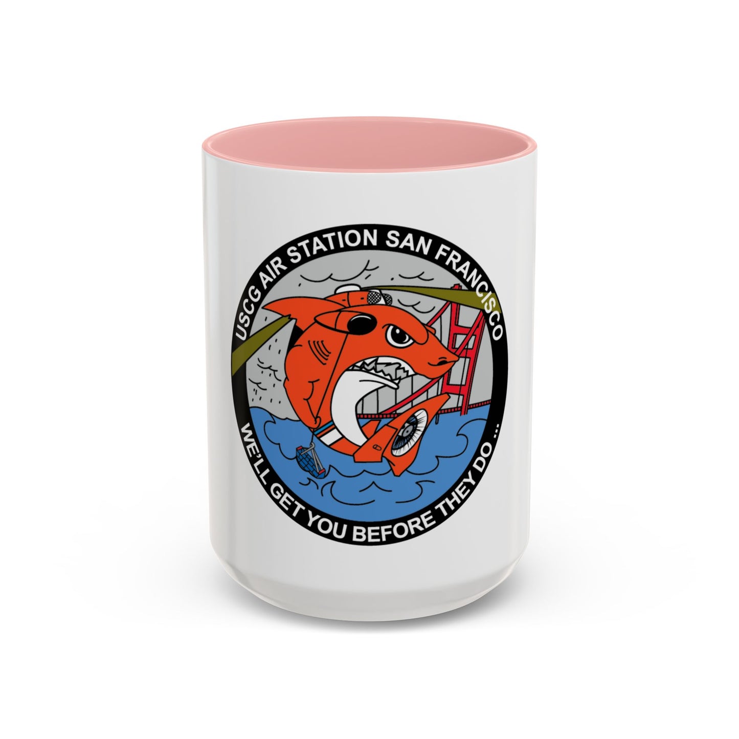 USCG Air Station San Francisco 2 (U.S. Coast Guard) Accent Coffee Mug