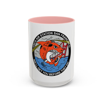 USCG Air Station San Francisco 2 (U.S. Coast Guard) Accent Coffee Mug