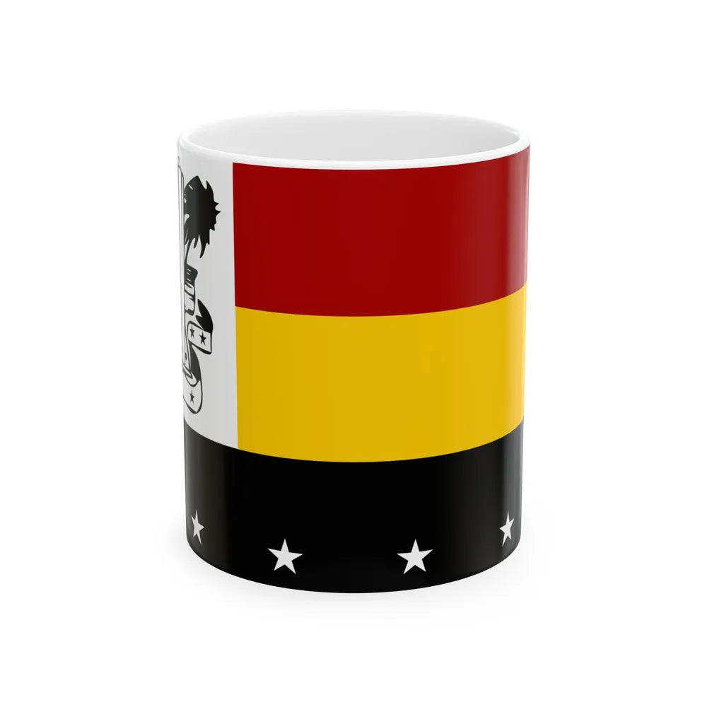 Flag of Madang Papa New Guinea - White Coffee Mug-11oz-Go Mug Yourself