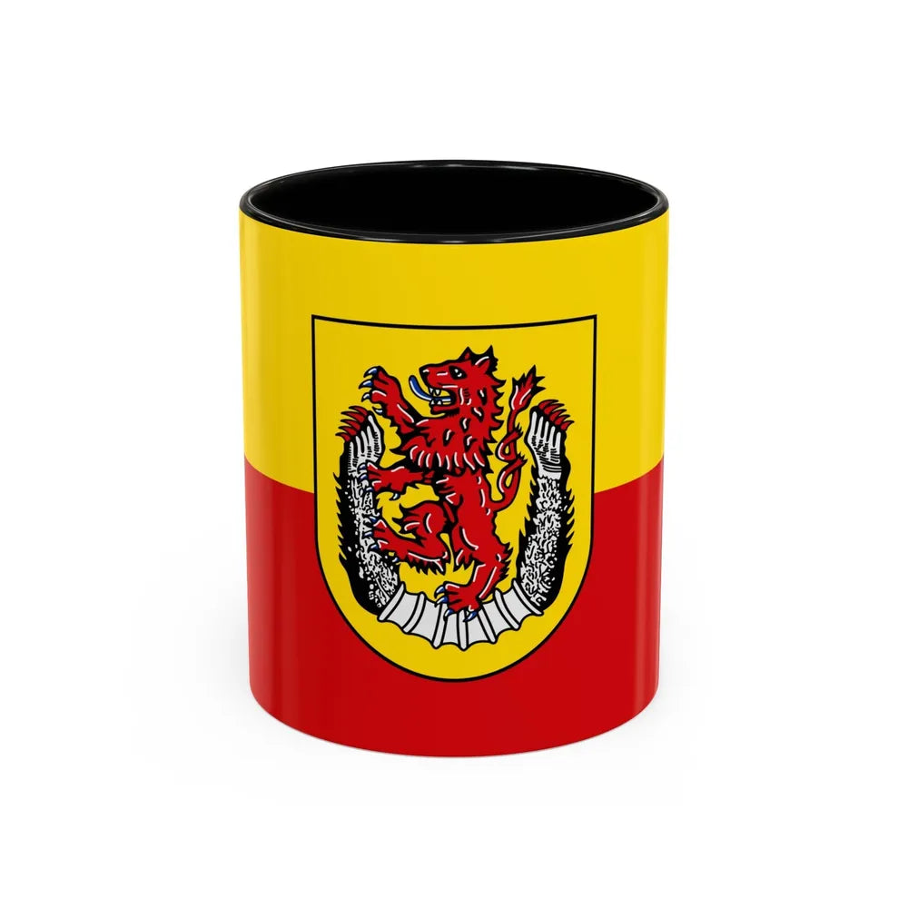 Flag of Diepholz Germany - Accent Coffee Mug-11oz-Black-Go Mug Yourself