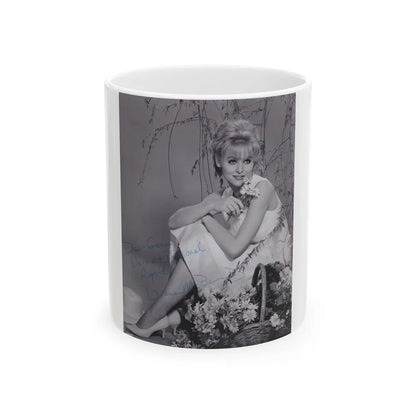 Diane McBain #22 (Vintage Female Icon) White Coffee Mug-11oz-Go Mug Yourself