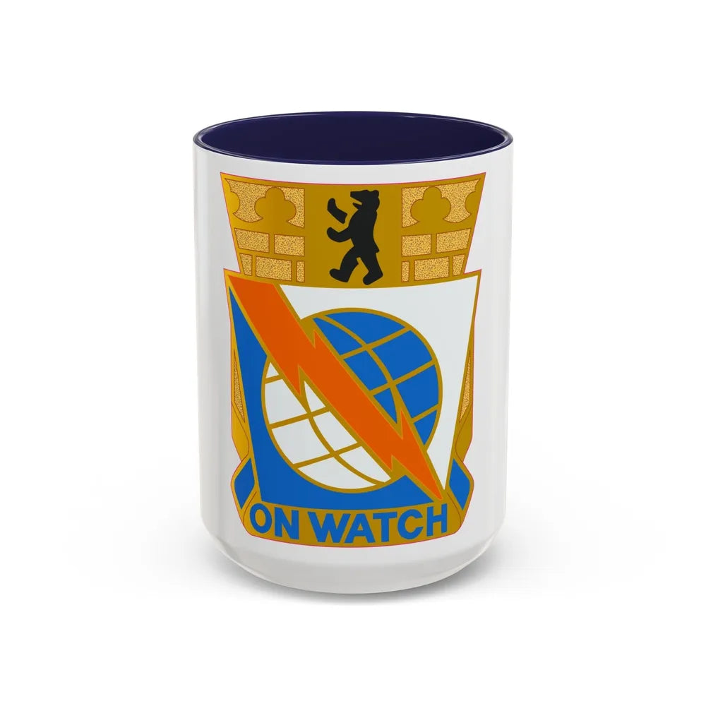 Field Station Berlin (U.S. Army) Accent Coffee Mug-15oz-Navy-Go Mug Yourself