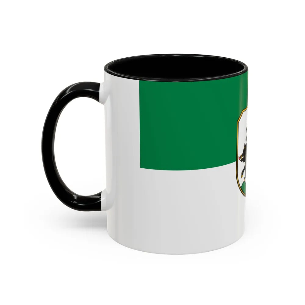 Flag of Ebersberg Germany - Accent Coffee Mug-Go Mug Yourself