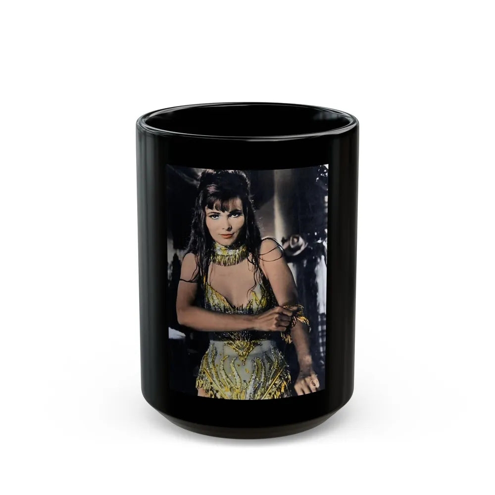 Gila Golan #124 (Vintage Female Icon) Black Coffee Mug-15oz-Go Mug Yourself